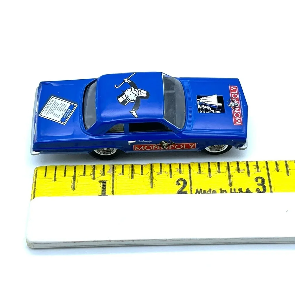 Johnny Lightning Monopoly Park Place Pontiac Tempest Car Blue Diecast 1/64 Loose
